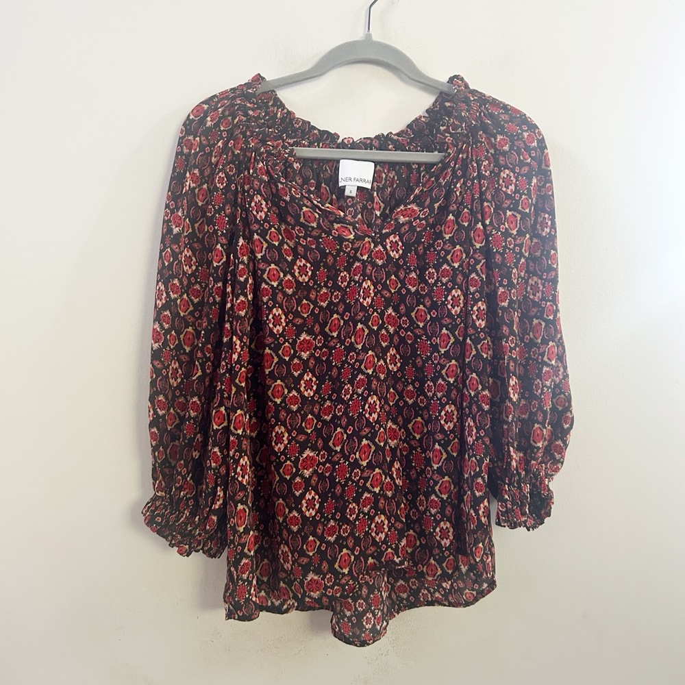 Gilner‎ Farrar floral blouse small